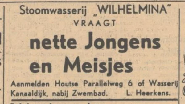 Vroege advertentie om collega's te werven