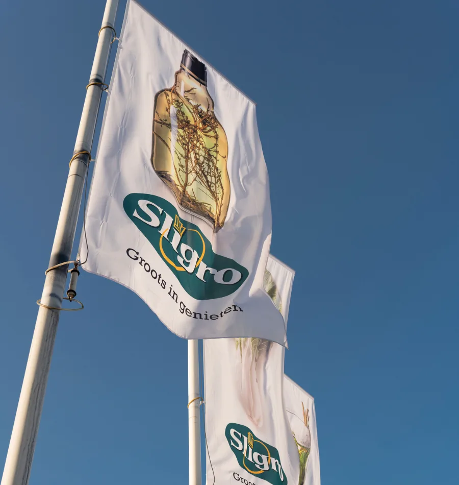 Sligro content media vlag