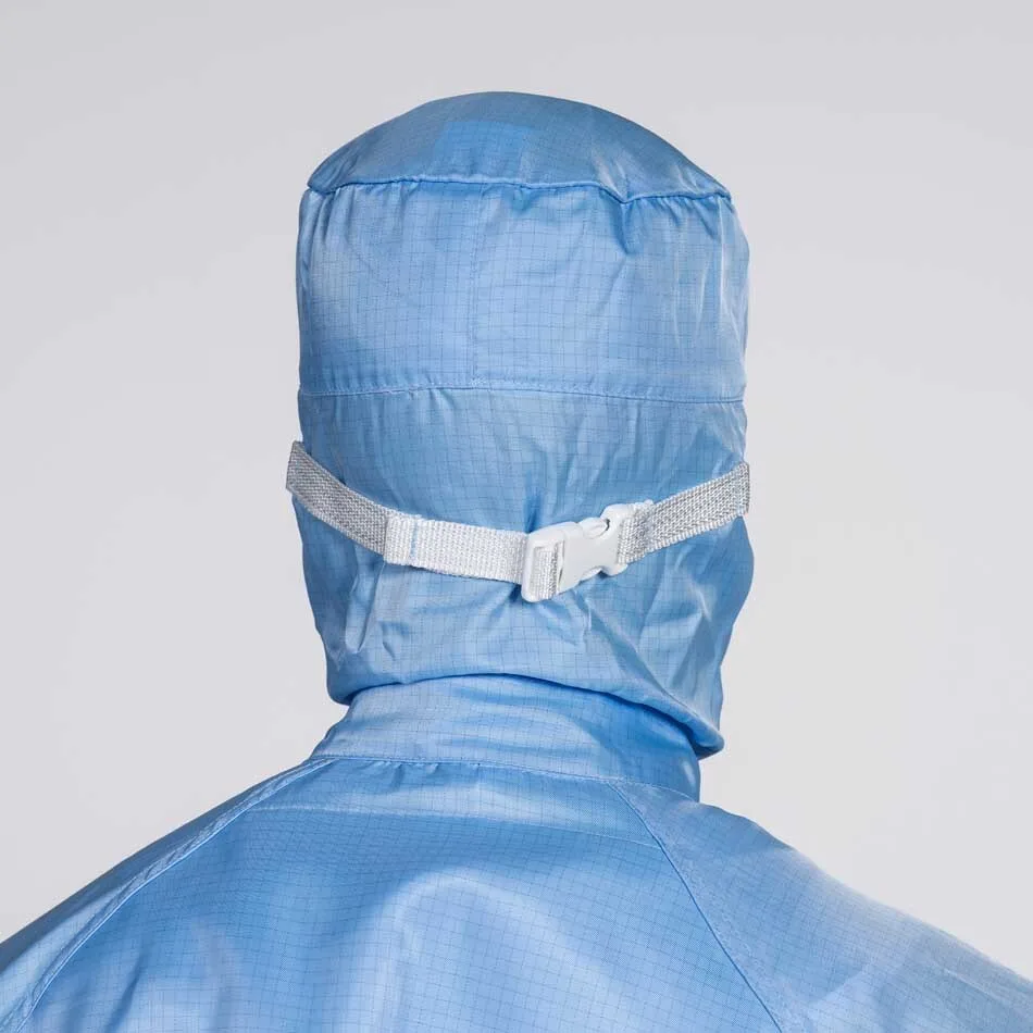 Detailfoto waarop de achterkant van de cleanroom kap te zien is