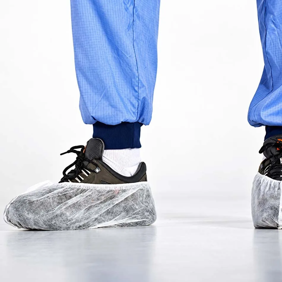 Broekspijpen van cleanroom onderkleding broek