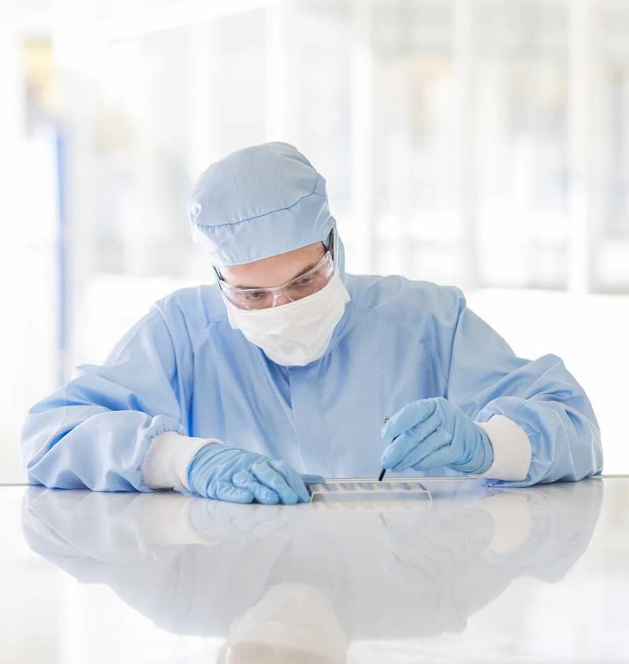 Cleanroom kleding inclusief wasservice volgens de norm