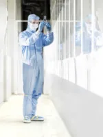 Cleanroom coverall huren bij Lavans