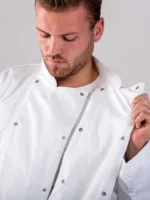 Verborgen knopen bakkersbuis detailfoto