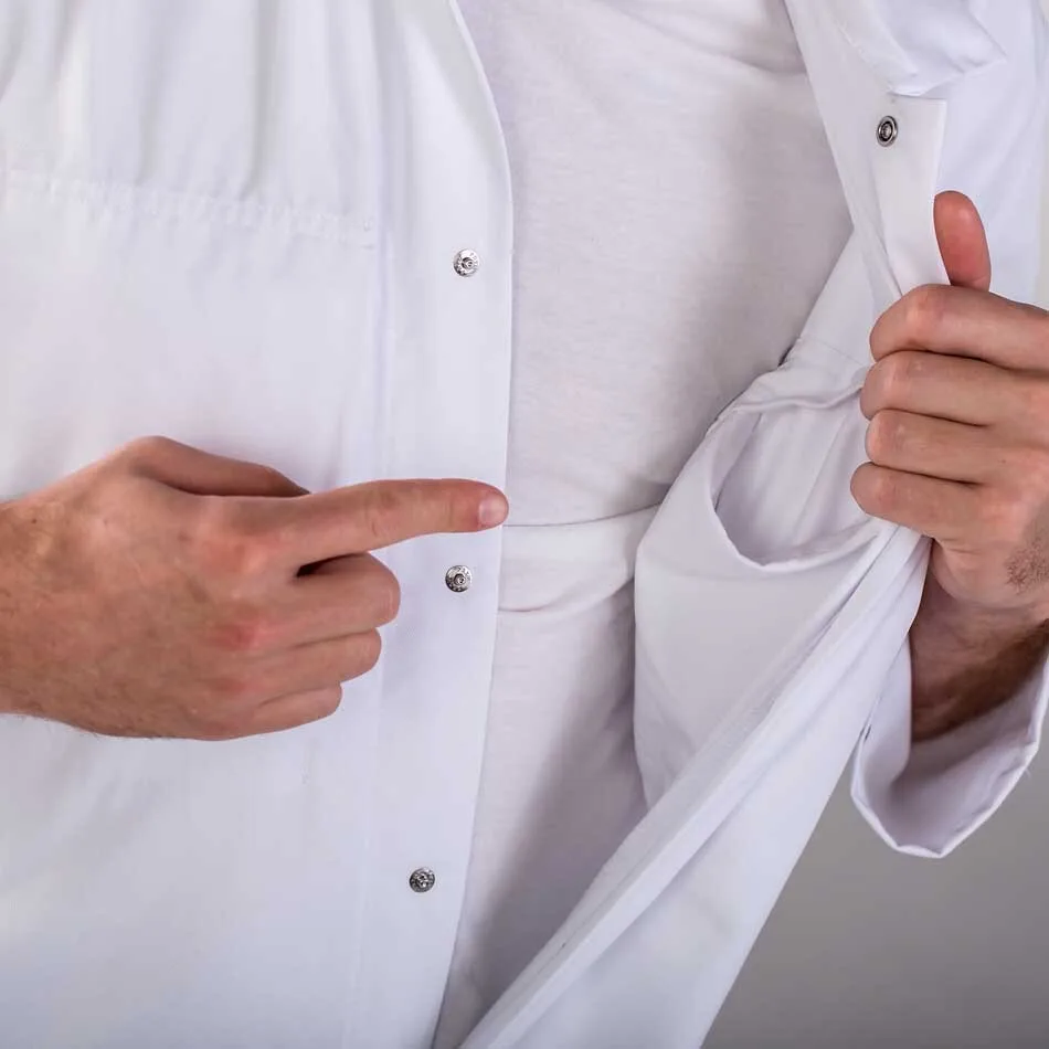 Weggewerkte zakken in foodkleding