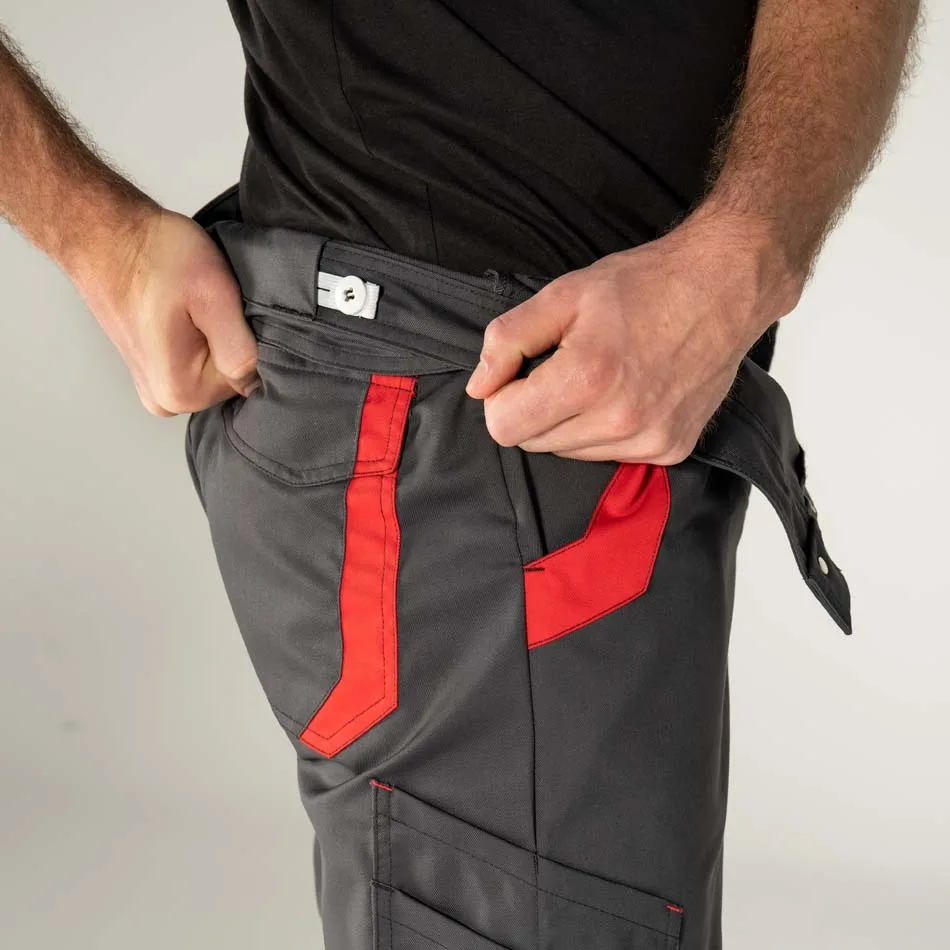 Detailfoto van zakken werbroek