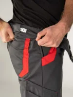 Detailfoto van zakken werbroek