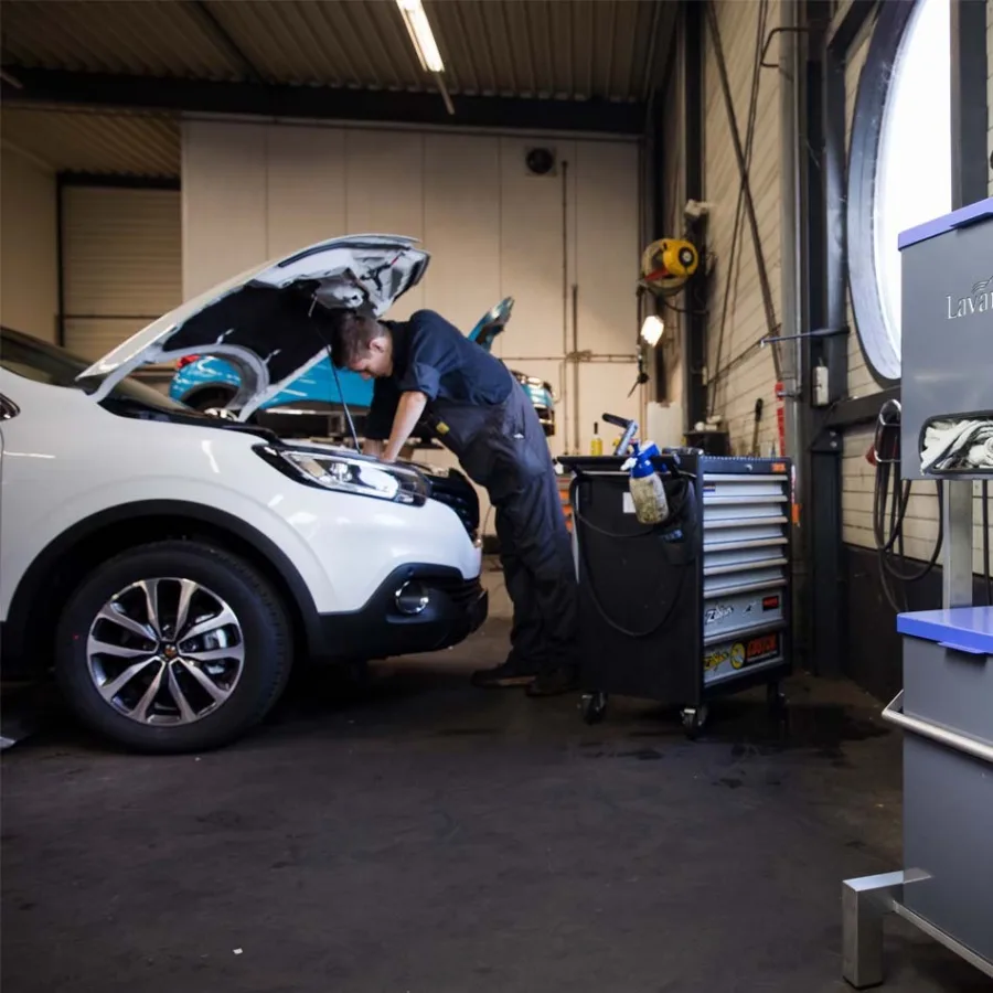 garagekleding voor automotive