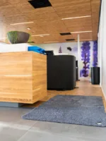 Droogloopmat Effektmat bij de balie van Lavans
