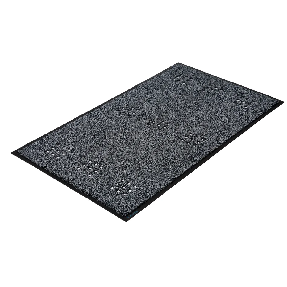 Productfoto van een scrapermat met gaten