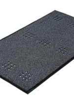 Productfoto van een scrapermat met gaten