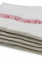 Stapel inktpoetsdoeken
