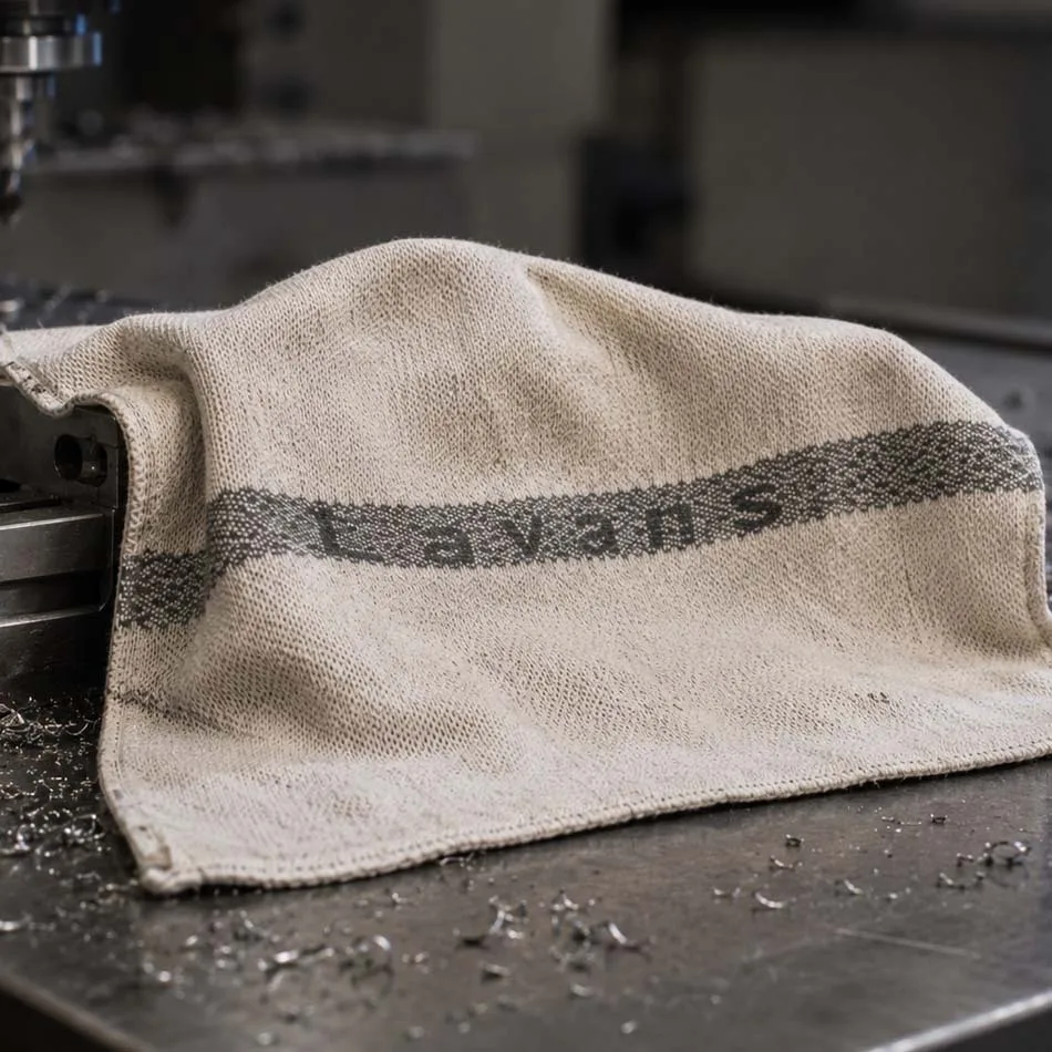 Metaal poetsdoek in de metaal industrie