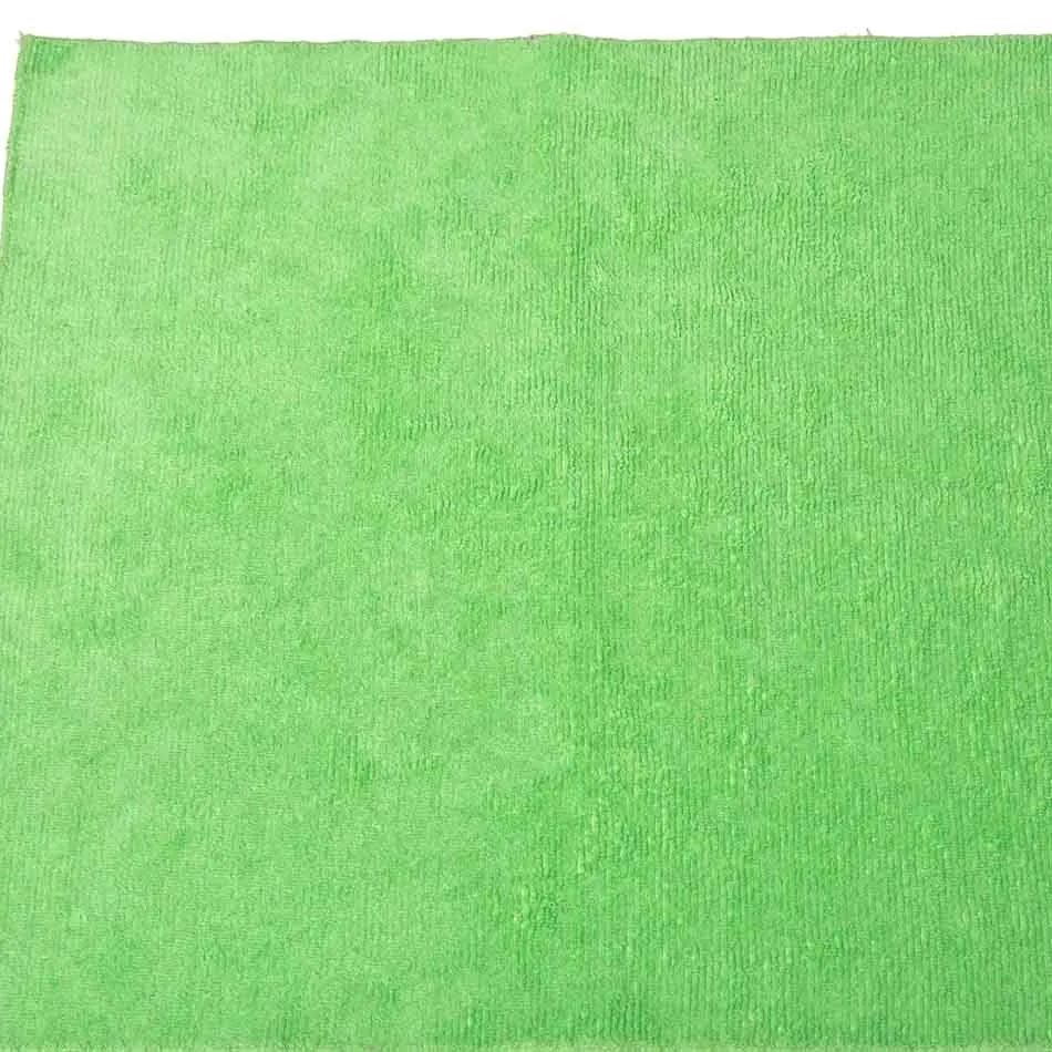 Detailfoto van groene microvezeldoek