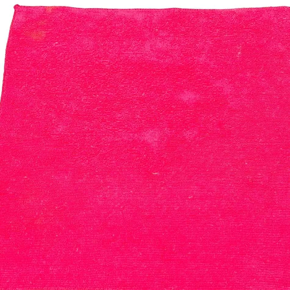 Detailfoto van rode microvezeldoek