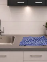 Een theedoek in een keuken