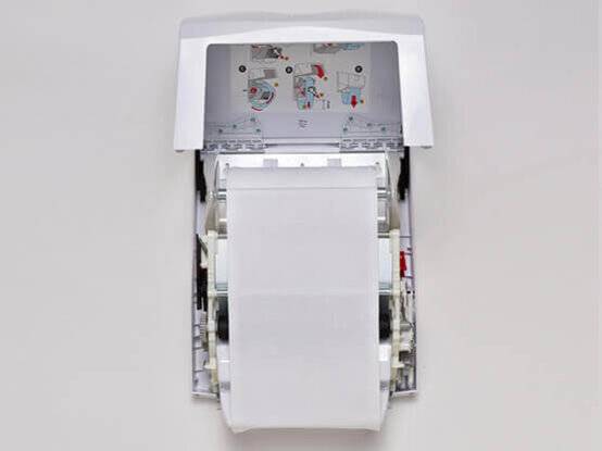 Katoenen handdoekautomaat retractable Ellipse | Lavans