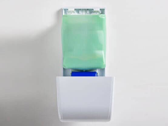 Zeepdispenser industriezeep groen