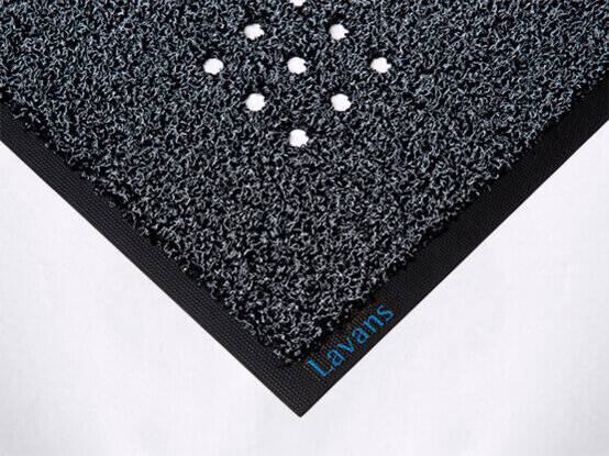 Dit is de hoek van een scrapermat. Ook wel een buitenmat of inloopmat genoemd.