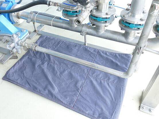 Absorberende matten die olie en vet absorberen