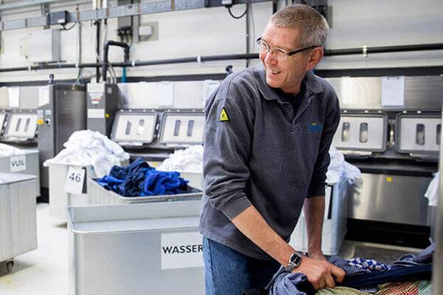 Bedrijfskleding wassen