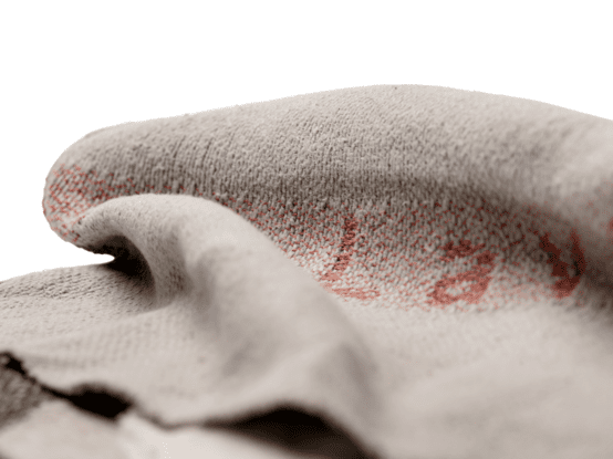 Rode poetsdoek grafisch Lavans